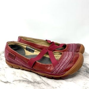 Keen Rivington Criss-Cross CNX Slip On Mary Jane Flats 7 Sporty Casual Comfy Y2K